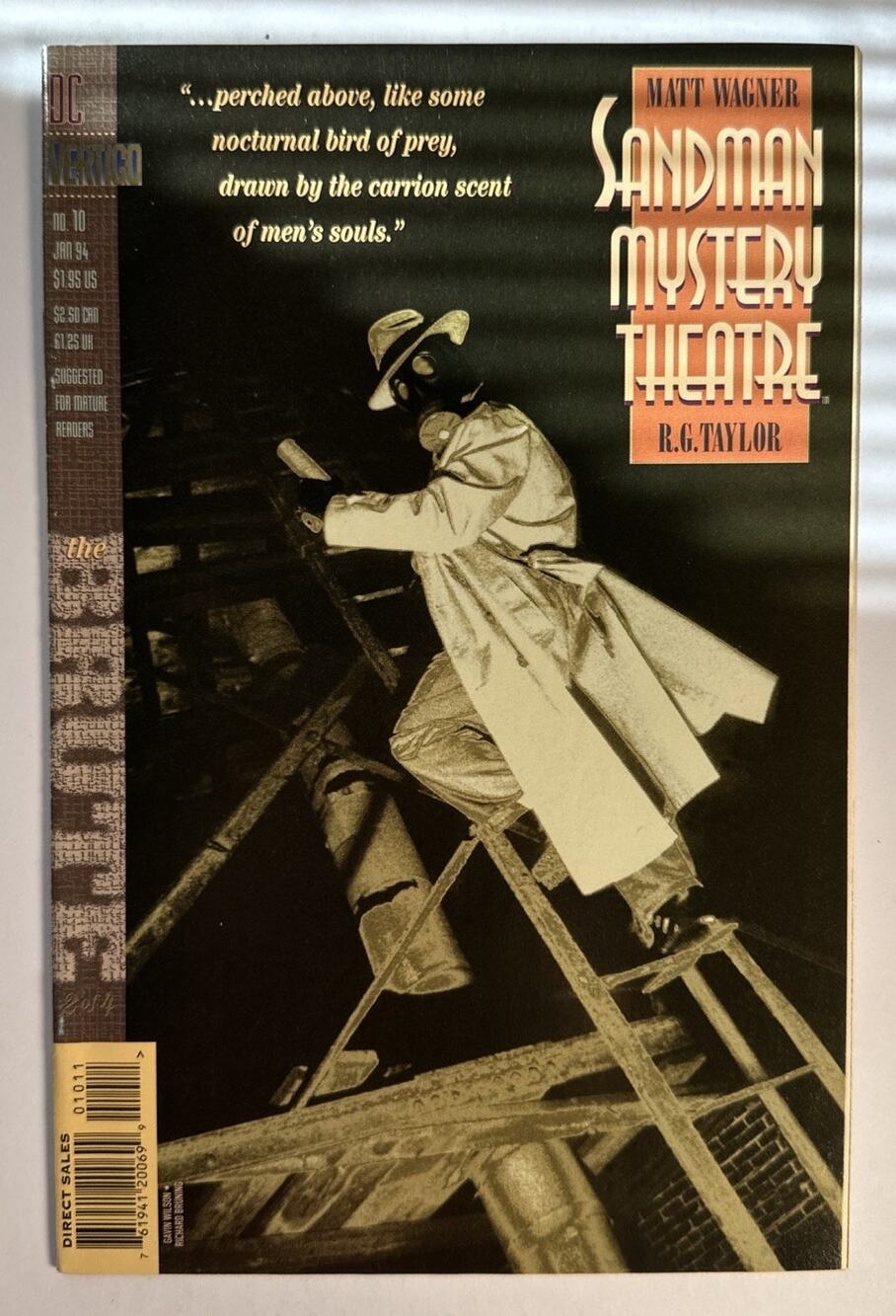 Sandman Mystery Theatre #10 - 1993 series DC comics NM